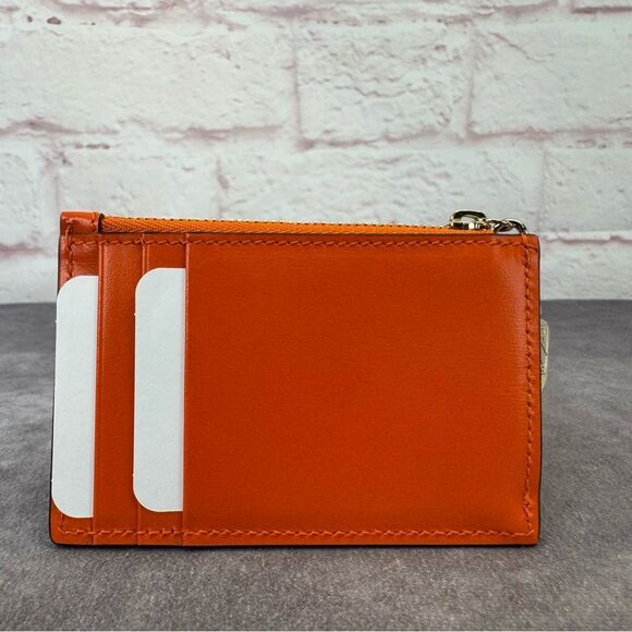Gucci Luce Orange Card Case Wallet Holder - Picture 6 of 12